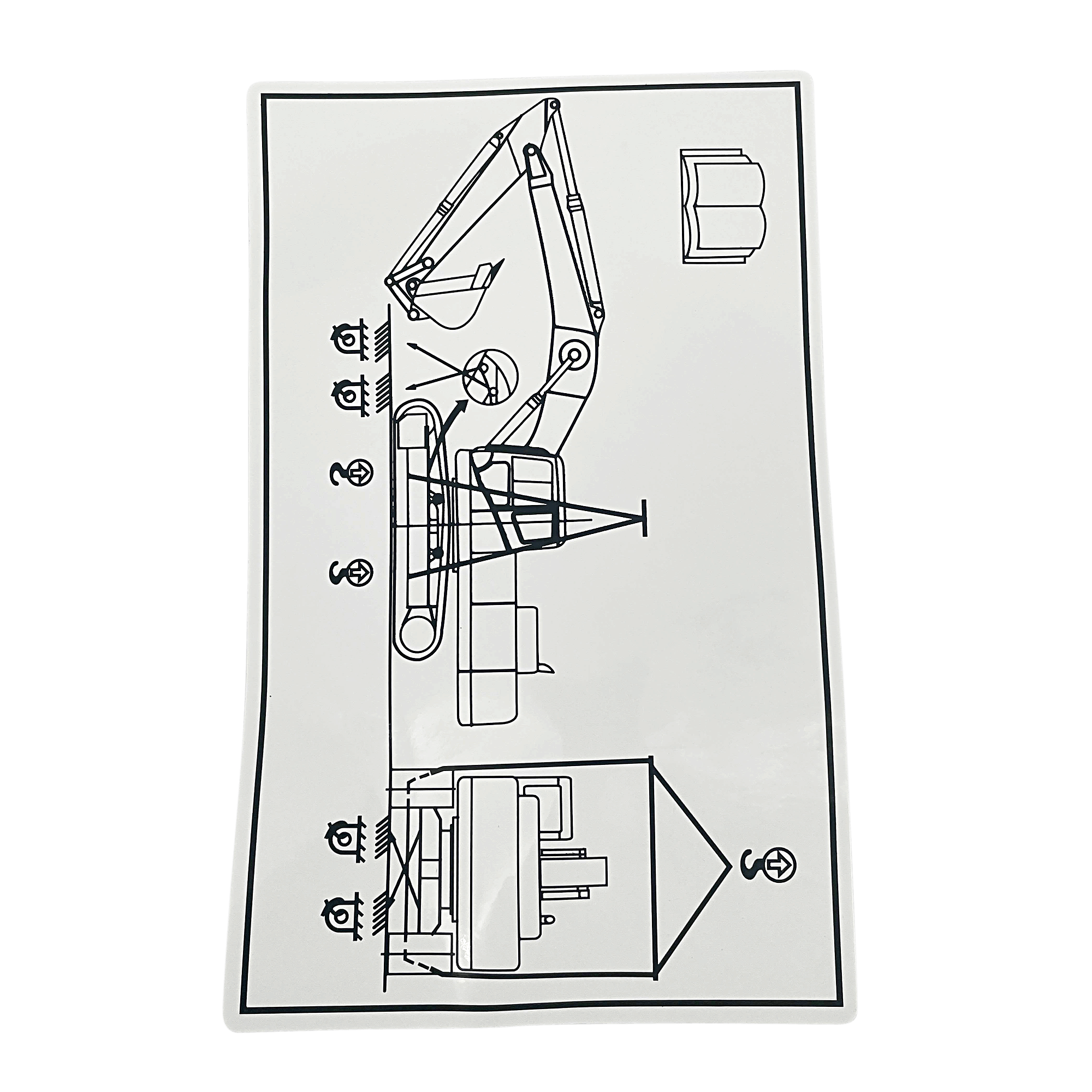 Sany Fixed Loading Spot Layout Diagramsy215Ca 13156487