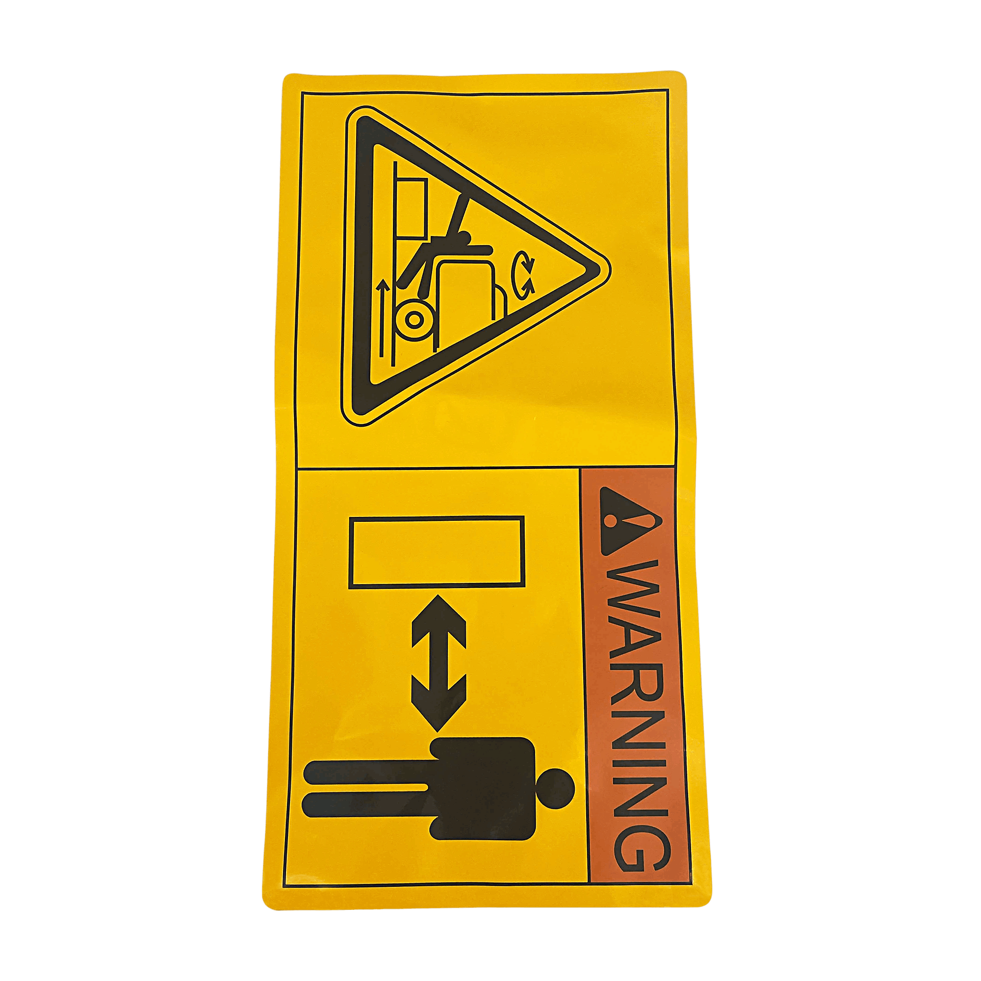 Sany Counterweight Warning Board 13333248